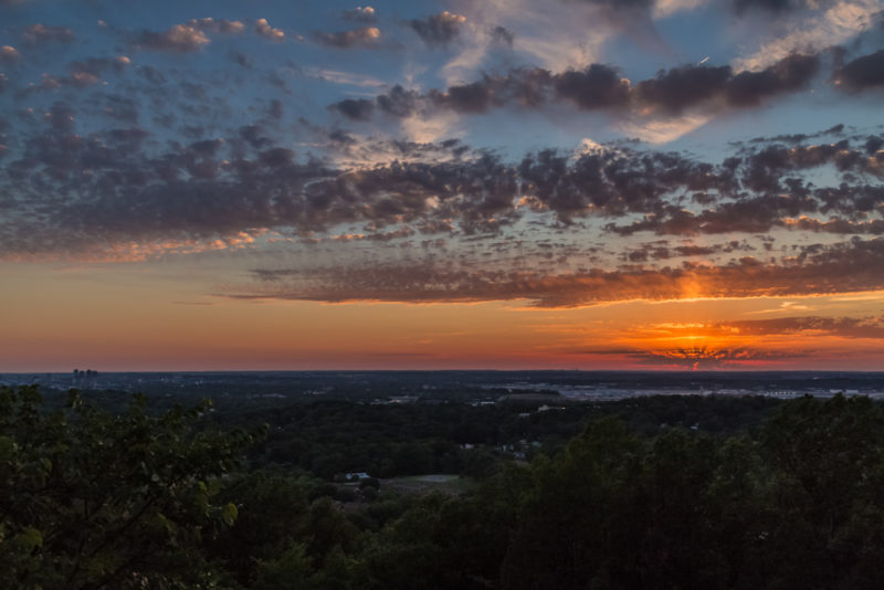 170526 Sunset From Ruffner Mountain _MG_8786 s