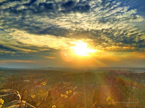 Ruffner Mountain's View of Birmingham