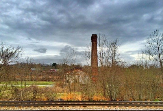 A Chimney in the River Arts District