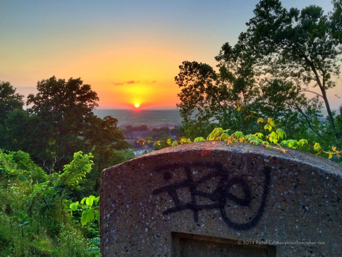 Birmingham Graffiti Tombstone Sunset