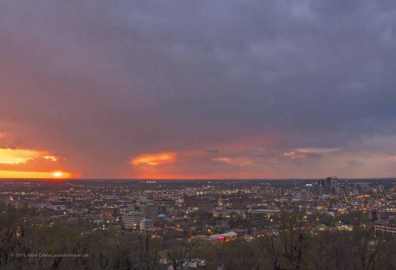 Stormy Sunset Over Birmingham