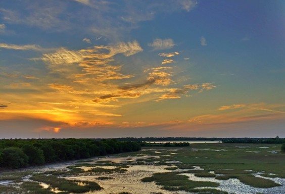 Sunset Over the Marshes of Charleston