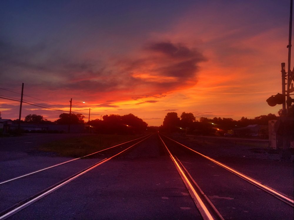 150727 Sunset on the Tracks