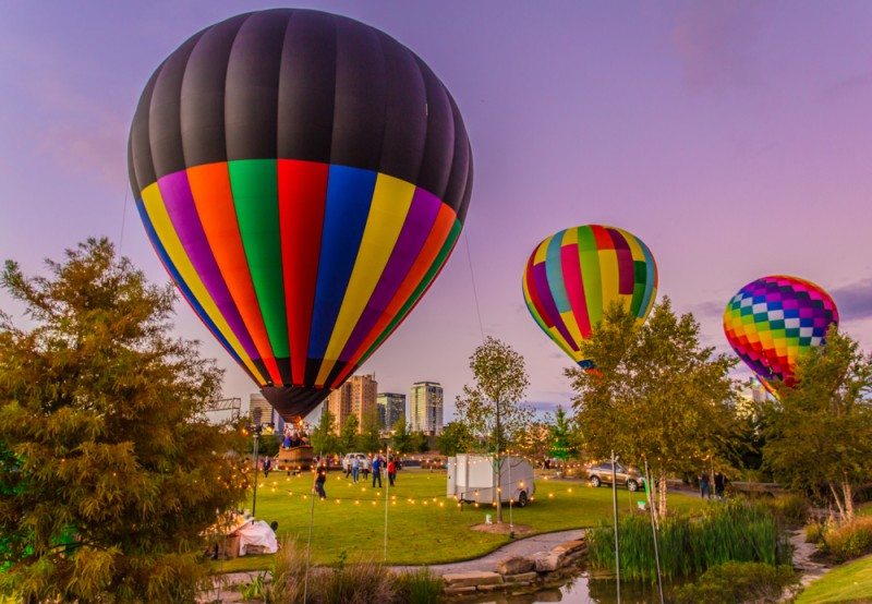 Hot Air Balloons and Birmingham Picture Birmingham