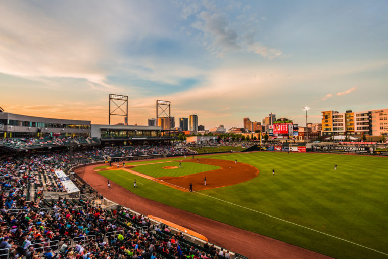 7/11/17 – Sunset at Regions Field | Picture Birmingham