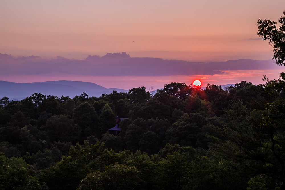 6/29/18 – Sunset in the Blue Ridge Mountains | Picture Birmingham