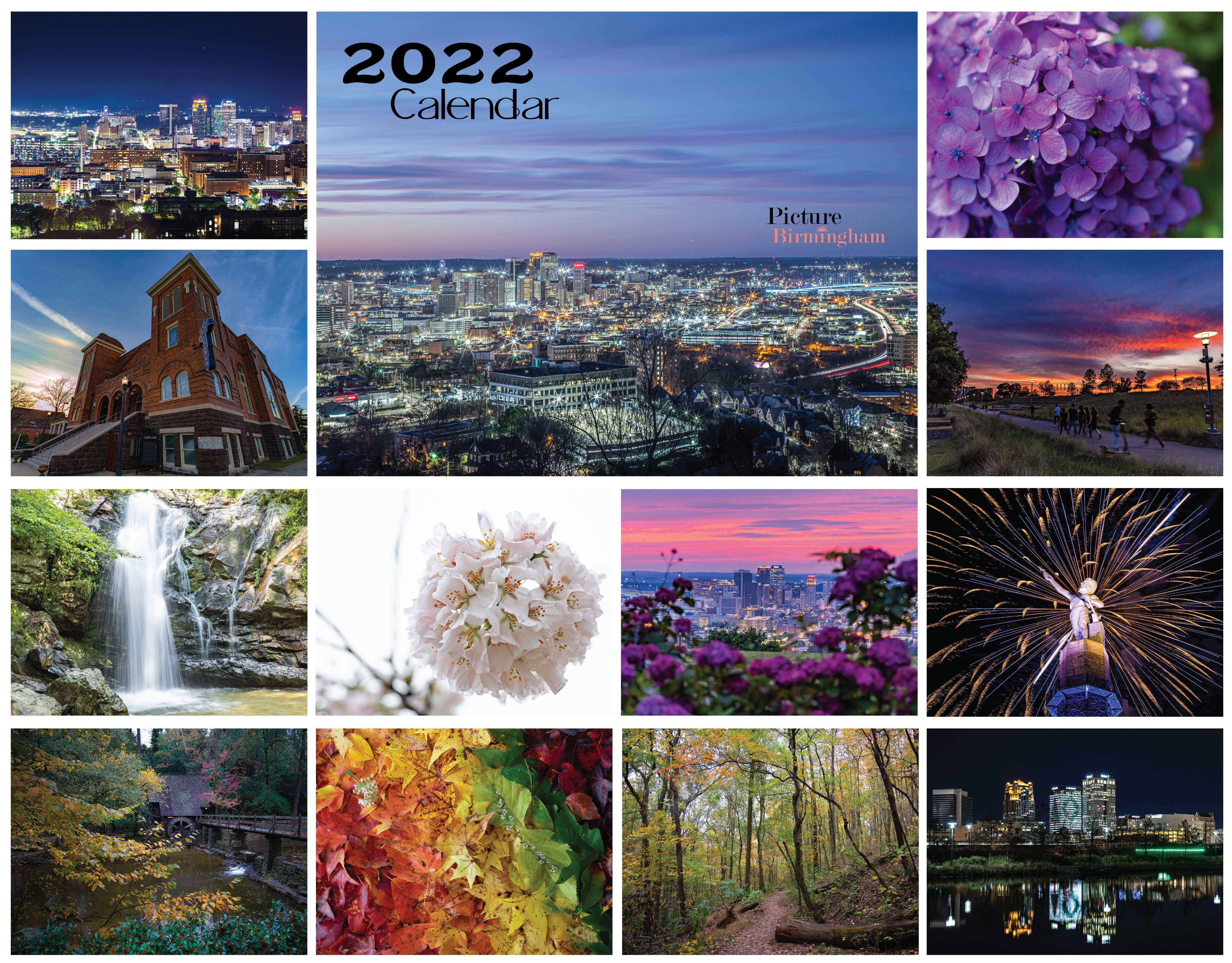 2022 Birmingham Calendar