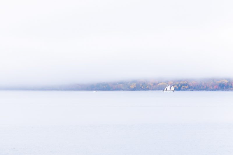 S 221015 boat in the fog from islesboro maine RZC_8323 16 x 24 already have